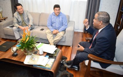 Danilo Díaz y Ji Ho Choi se reúnen en RD; resaltan organización clasificatorio de Taekwondo