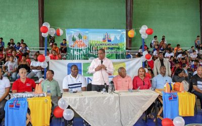 Ministro de Deportes Danilo Díaz  inaugura Campamentos Semana Santa 2019