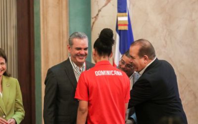 Abinader recibe a las “Reinas del Caribe” tras conquistar  la corona en la Copa Panamericana que se celebró en México