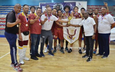 Universidad Nacional Evangélica gana baloncesto universitario en ambas ramas