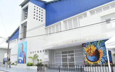 Presidente Abinader entrega remozado polideportivo Héctor Monegro “El Vikingo”, en Hato Mayor