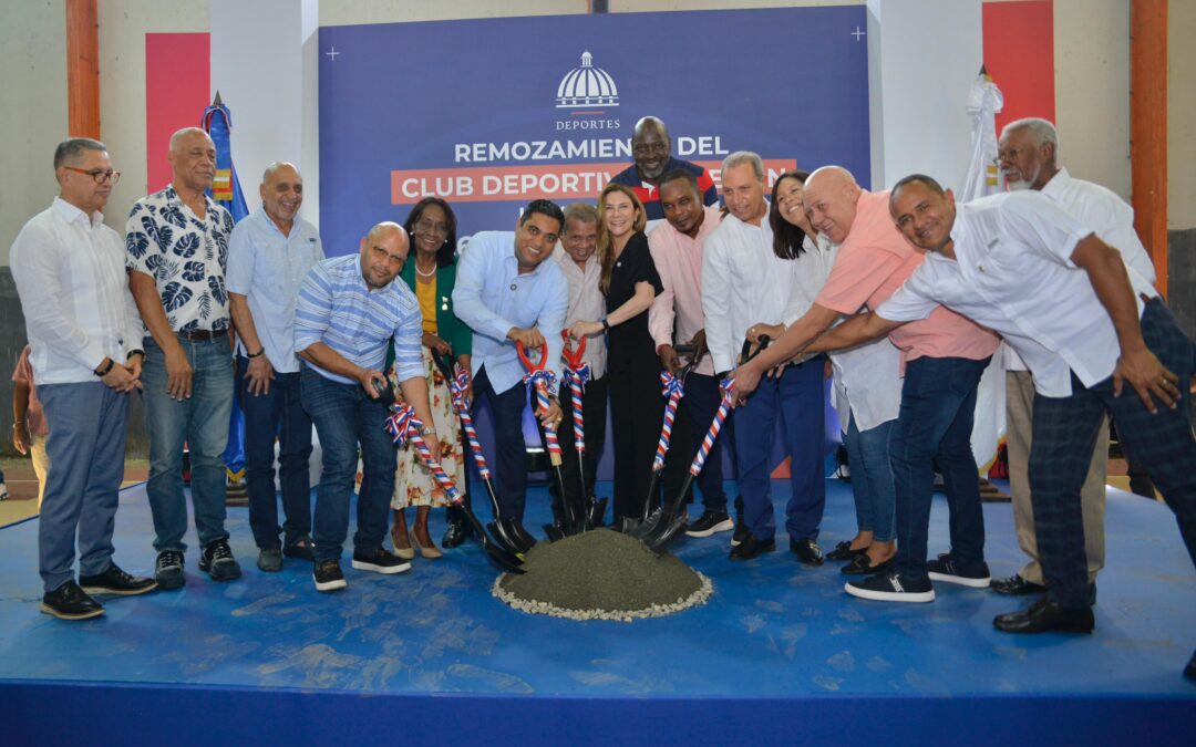 El ministro Kelvin Cruz da inicio a remodelación del Club Luperón