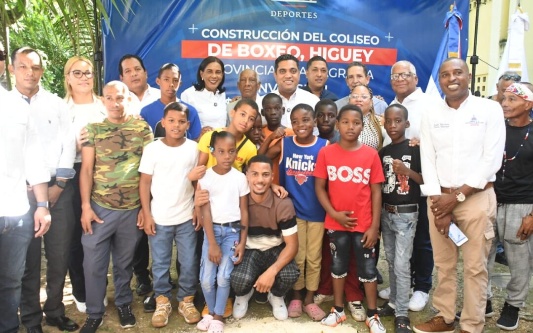 Ministro Kelvin Cruz encabeza inicio de construcción de Coliseo de Boxeo en La Altagracia