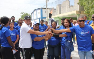 Jimaní recibe la antorcha de los Juegos Fronterizos 2025