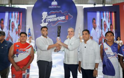 El presidente Abinader inaugura en Montecristi los Juegos Fronterizos 2025