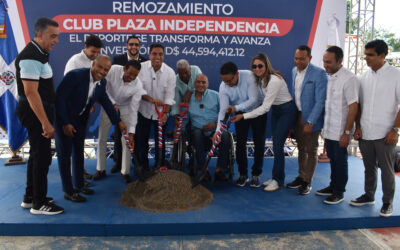Ministro Kelvin Cruz inicia construcción de multiuso del Club Plaza Independencia
