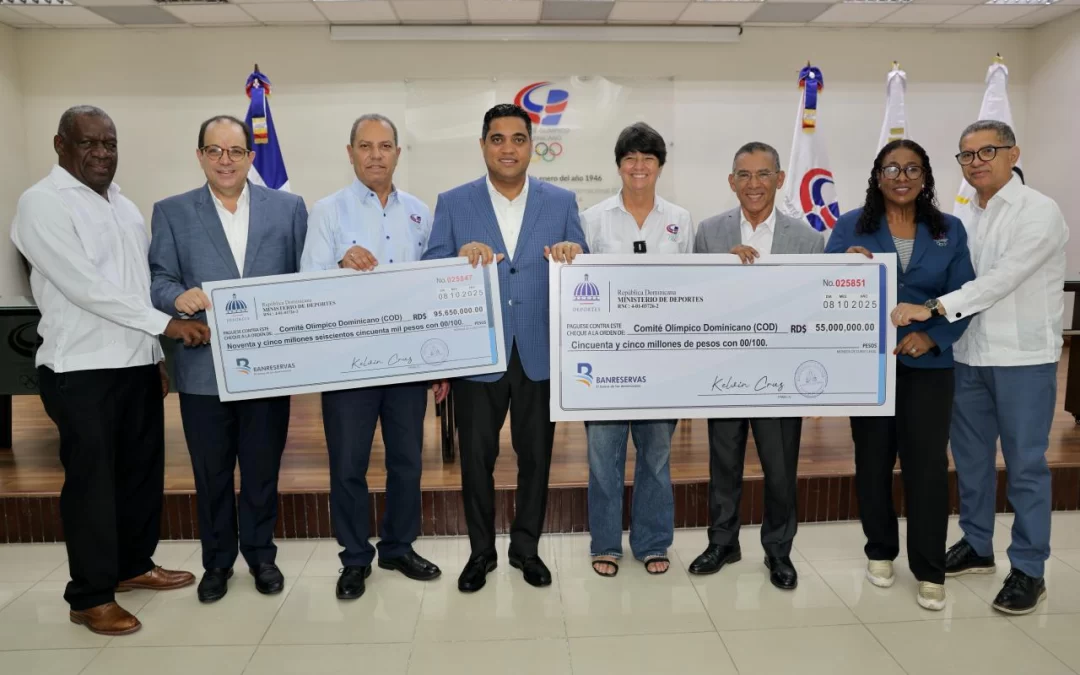 Kelvin Cruz entrega más de 150 millones de pesos para los Juegos Santo Domingo 2026 y los Bolivarianos