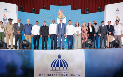 Presidente Abinader y ministro Kelvin Cruz inauguran Juegos Universitarios