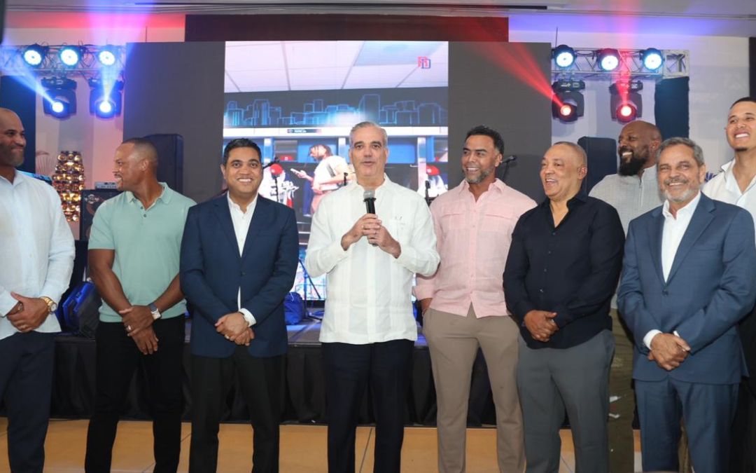 Presidente Luis Abinader agasaja a la selección dominicana previo al Clásico Mundial de Béisbol