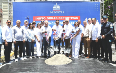 Ministros Kelvin Cruz y Andrés Bautista anuncian obras deportivas en Espaillat con una inversión de RD$415 millones